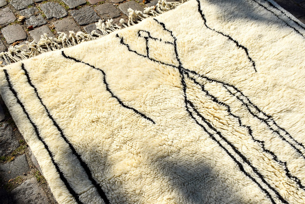 Hoe wordt een berber vloerkleed gemaakt?
