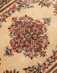 Perzisch vloerkleed Kashan met zijde 100 x 150cm
