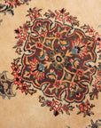 Perzisch vloerkleed Kashan met zijde 100 x 150cm