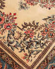 Perzisch vloerkleed Kashan met zijde 100 x 150cm