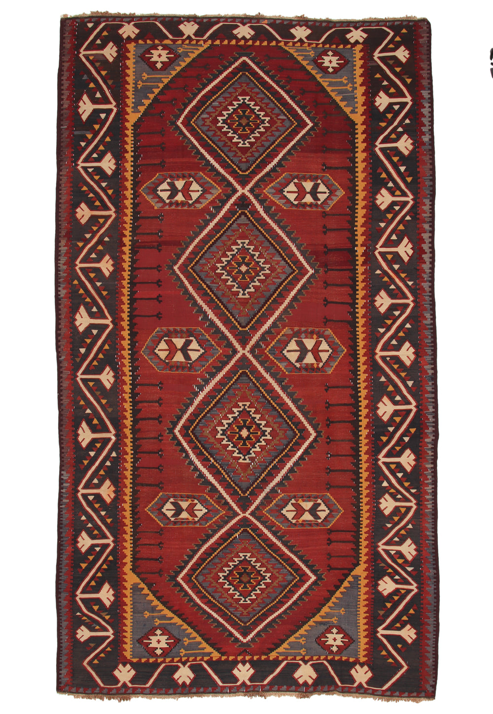 Kuba Chirwan kelim 320 x 177 cm – volledig beeld