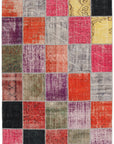 Patchwork tapijt 208 x 310 cm