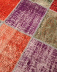 Patchwork tapijt 208 x 310 cm