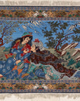 Isfahan beeltenis tapijt 126 x 176 cm