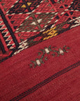 Oude Turkmeense Soumack kelim210 x 368 cm