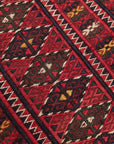 Oude Turkmeense Soumack kelim210 x 368 cm