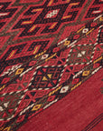 Oude Turkmeense Soumack kelim210 x 368 cm