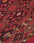 Oude Turkmeense Soumack kelim210 x 368 cm