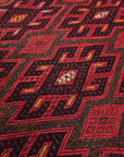 Oude Turkmeense Soumack kelim210 x 368 cm