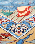 Isfahan beeltenis tapijt 126 x 176 cm