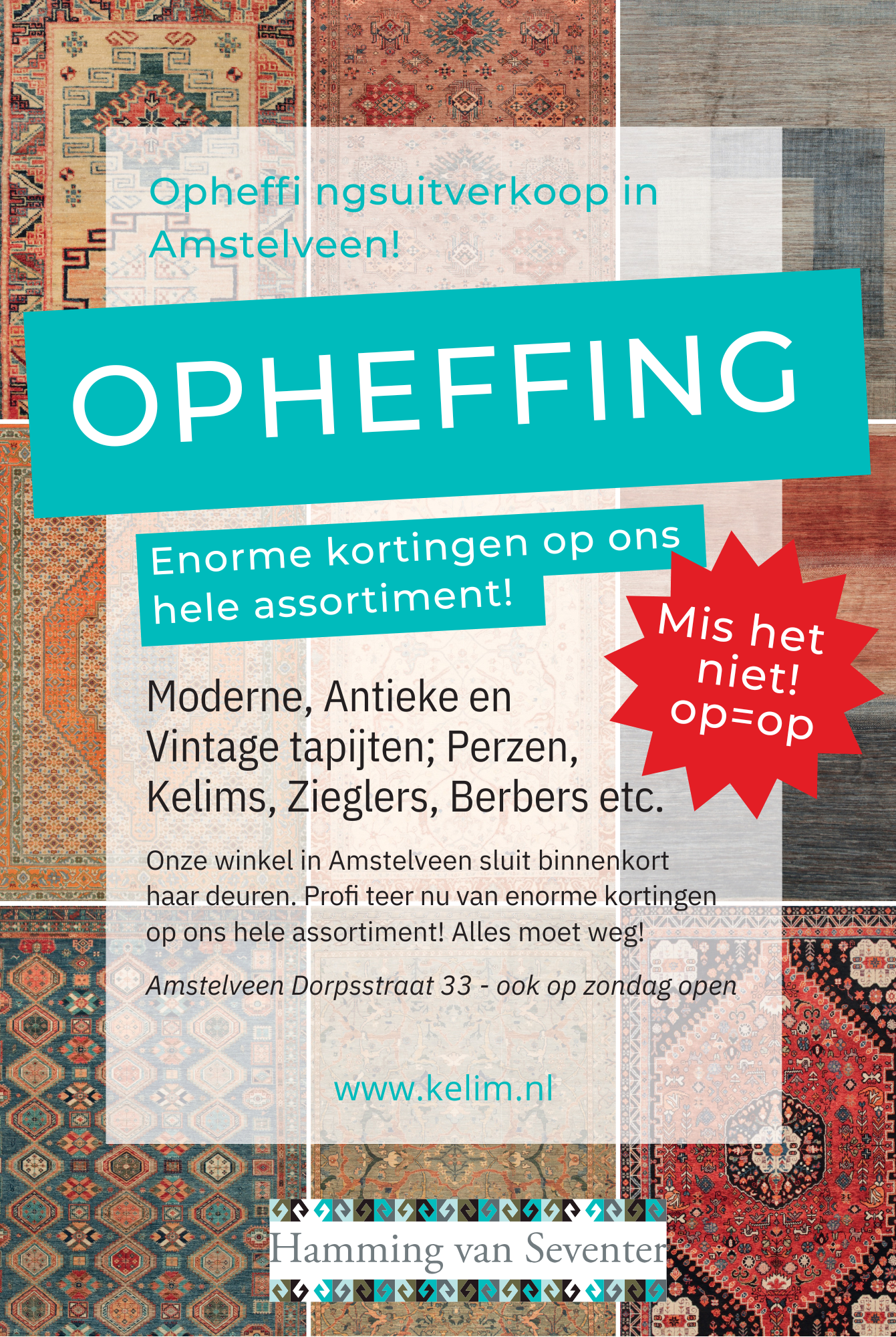 Opheffingsuitverkoop Amstelveen