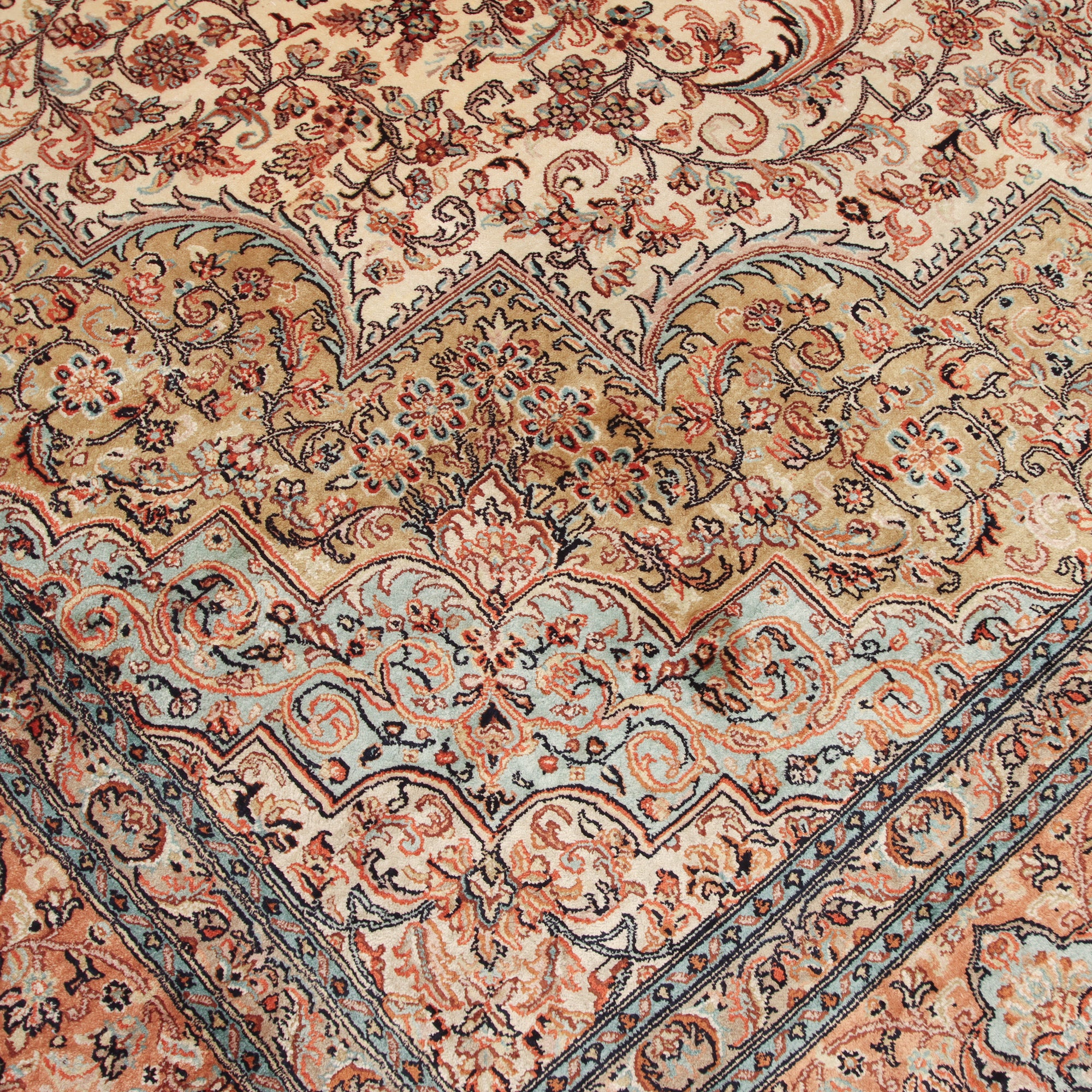 Kashmir zijde  184 x 270cm