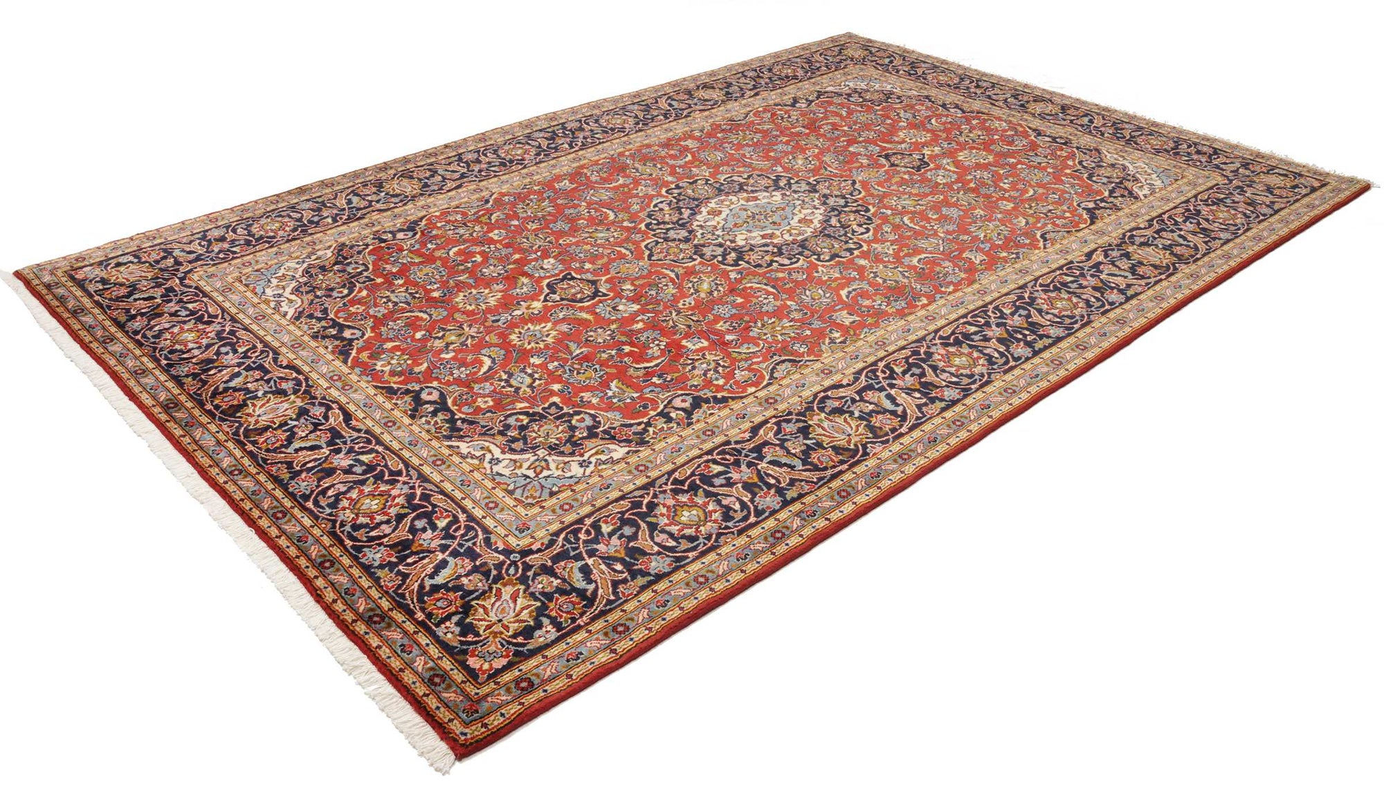 Perzisch vloerkleed Kashan Kork 202 x 305 cm