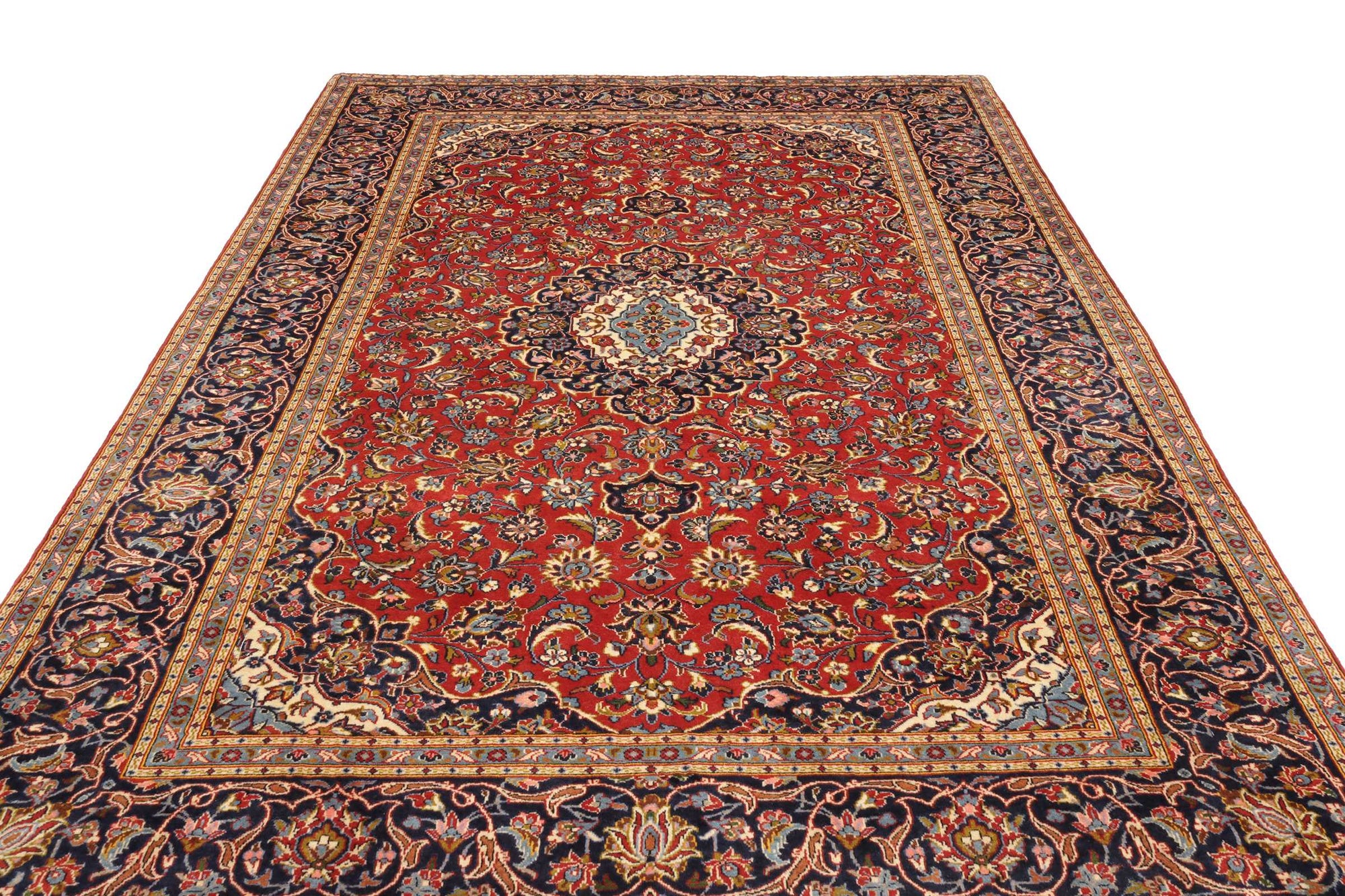 Perzisch vloerkleed Kashan Kork 202 x 305 cm