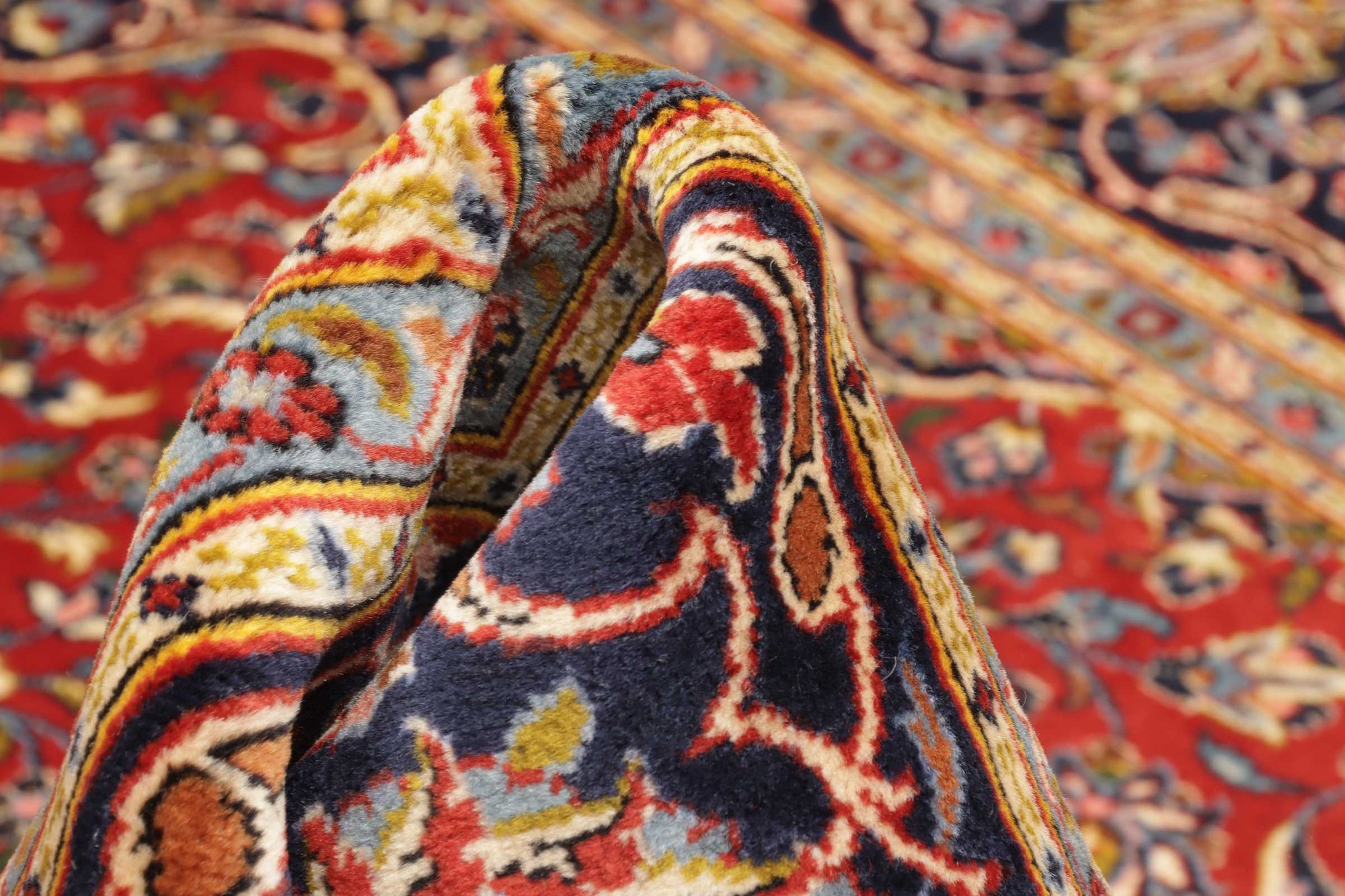Perzisch vloerkleed Kashan Kork 202 x 305 cm