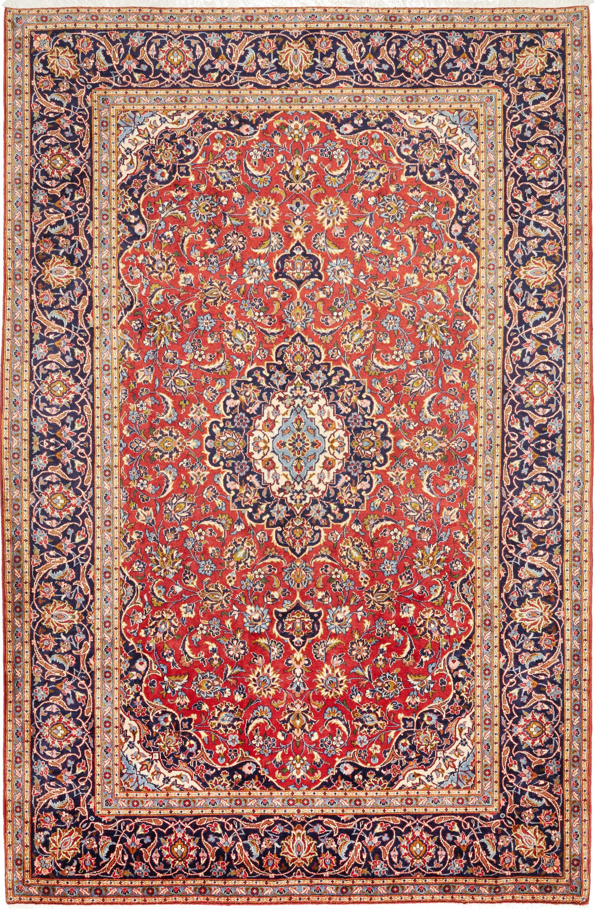 Perzisch vloerkleed Kashan Kork 202 x 305 cm