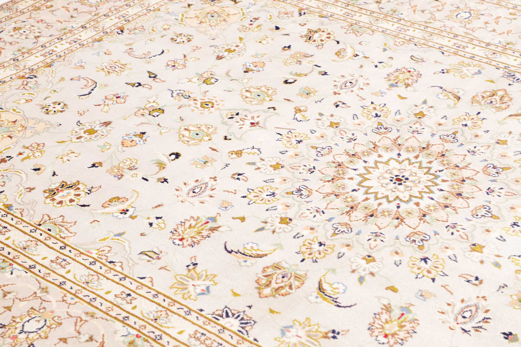 Perzisch vloerkleed Kashan Kork 202 x 292 cm