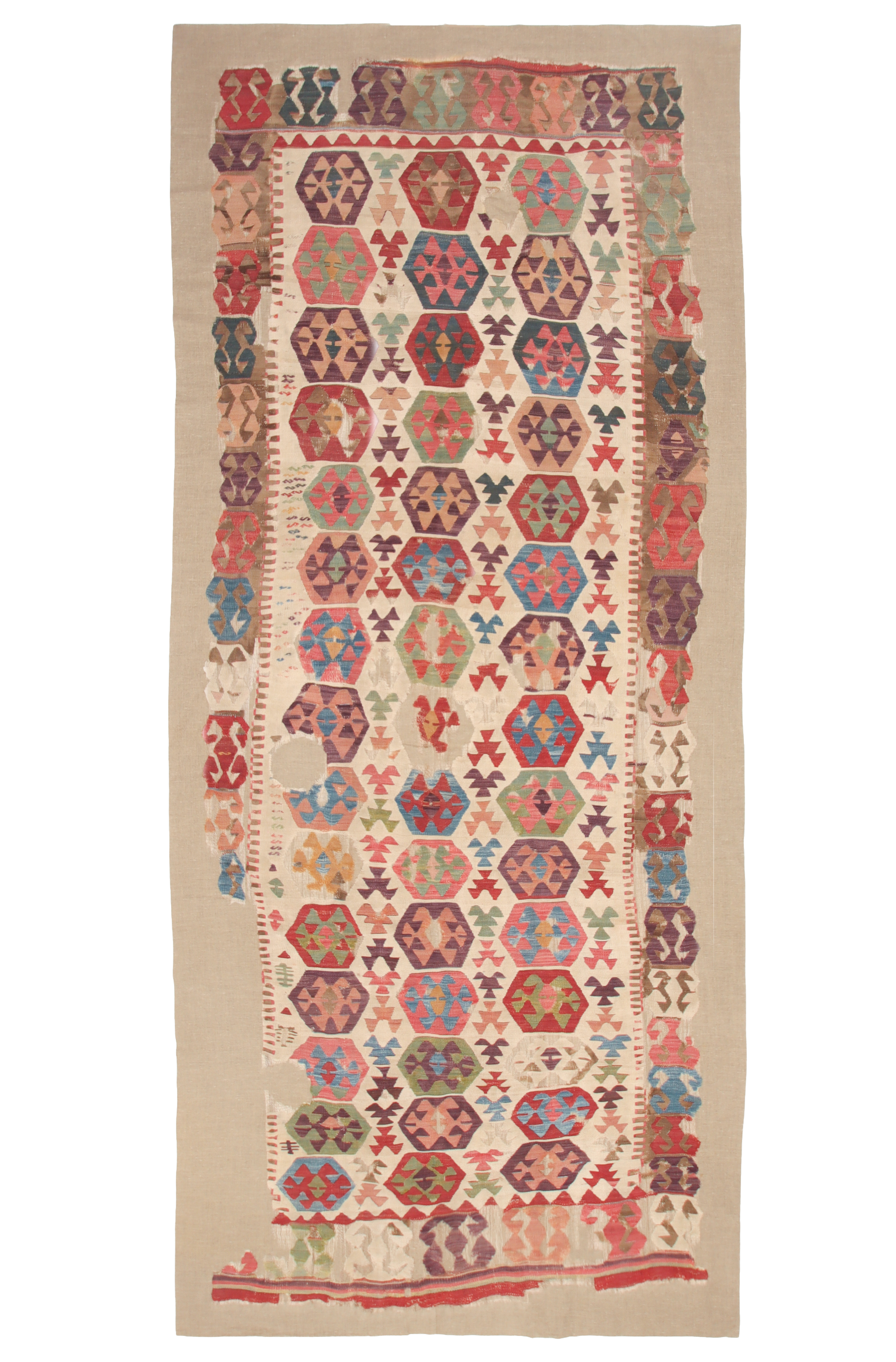 Konya kelim 165 x 380 cm – afbeelding 12