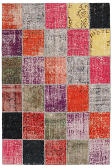 Patchwork tapijt <br>208 x 310 cm