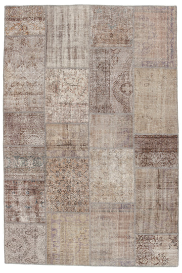 Patchwork tapijt <br>210 x 298 cm