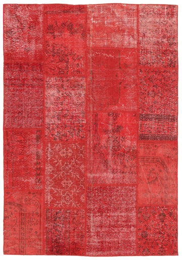 Patchwork tapijt <br>170 x 243 cm