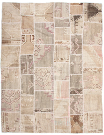 Patchwork tapijt <br> 228 x 294 cm