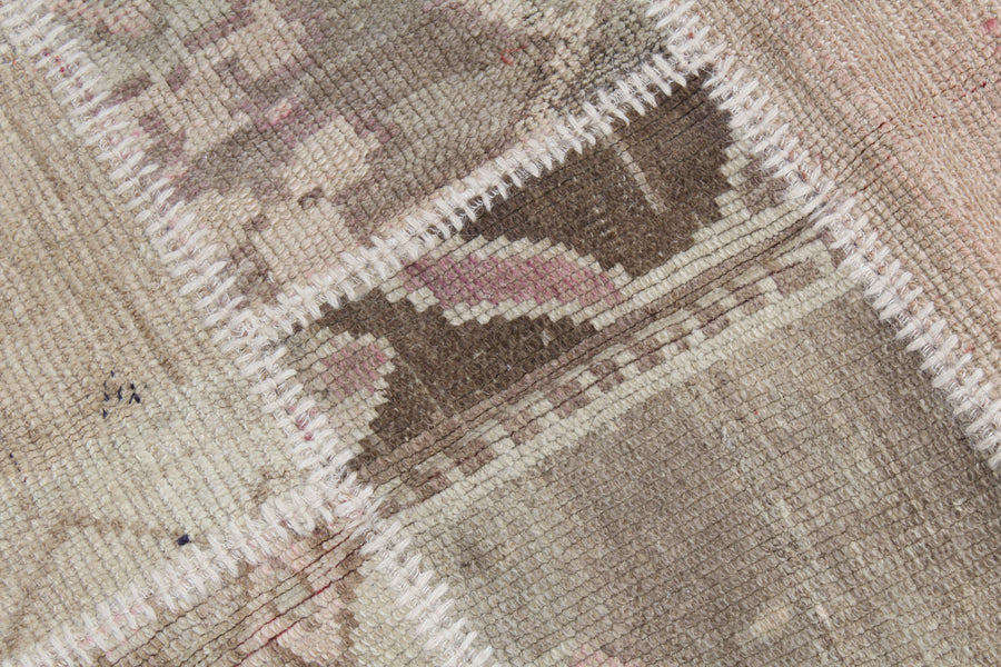 Patchwork tapijt <br> 228 x 294 cm