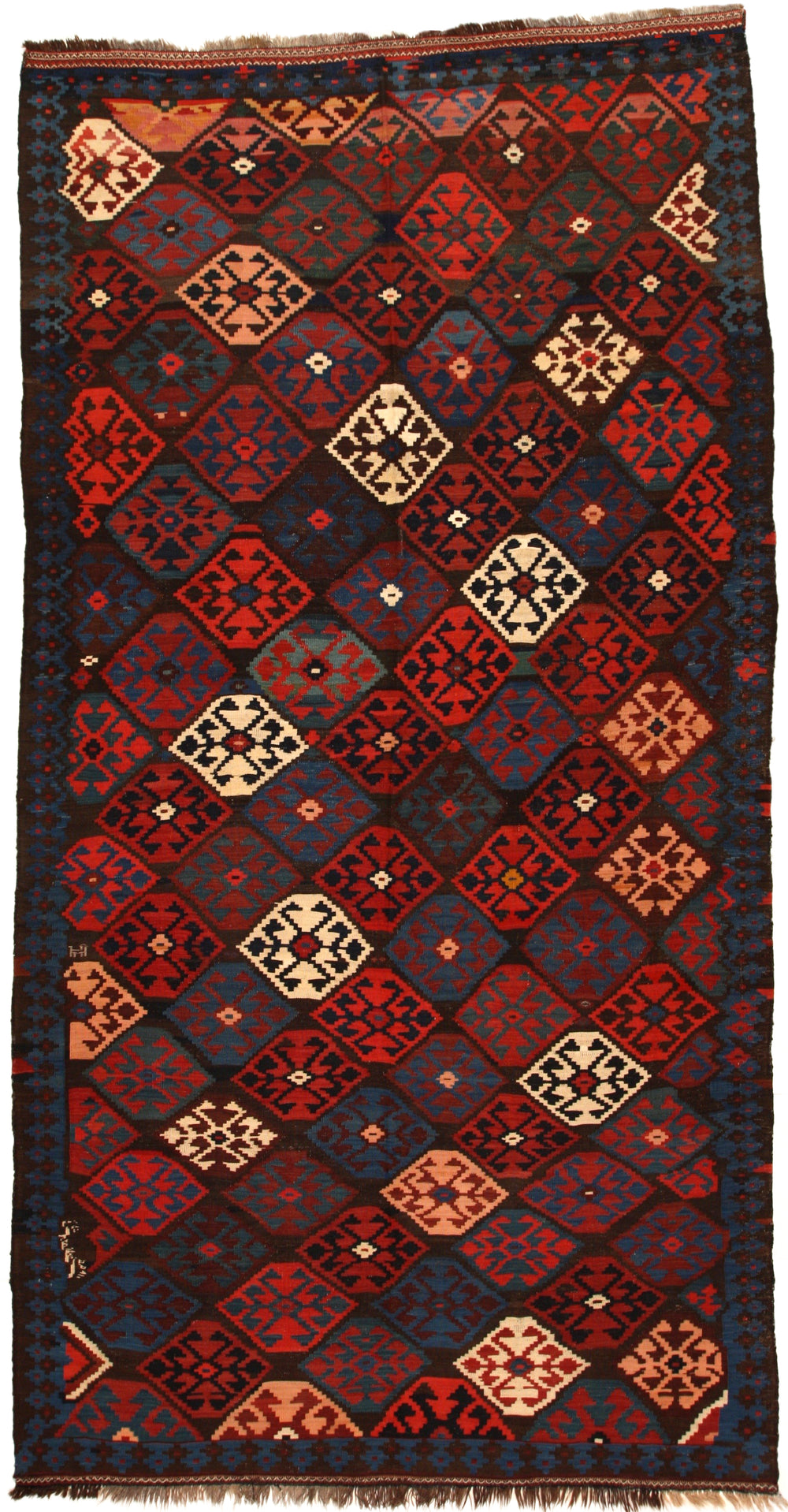 Shasavan kelim 185 x 354 cm – volledig beeld